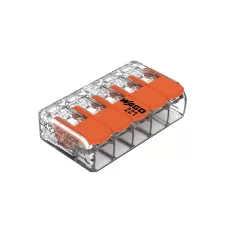 221-415   5 конт., многоразовая, 32A 450V - клеммная колодка WAGO (25)