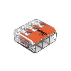 221-413   3 конт., многоразовая, 32A 450V - клеммная колодка WAGO (50)